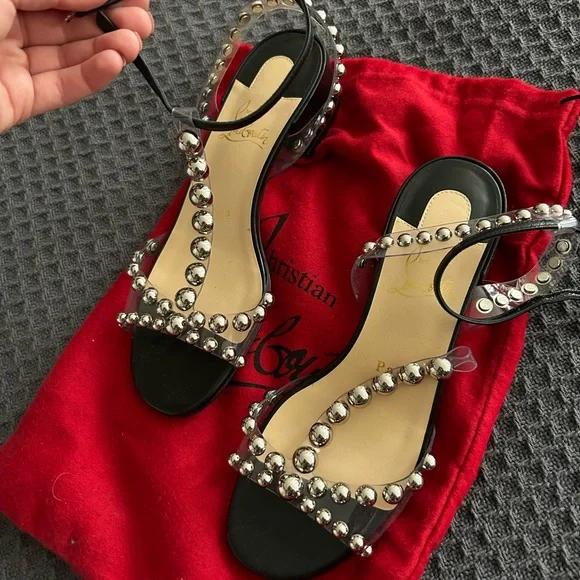 Black Christian louboutin faridaravie 25mm size 36 - Picture 3 of 6